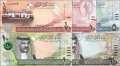 Bahrain: 1/2 - 20 Dinars 2017 (5 Banknoten)