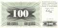 Bosnia and Herzegowina - 100  Dinara (#013a_UNC)