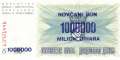Bosnien Herzegowina - 1 Million Dinara (#035a_UNC)