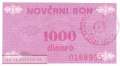 Bosnien Herzegowina - 1.000  Dinara (#050a_AU)