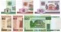 Belarus: 1 - 100 Rubles (6 banknotes)
