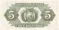 Bolivia - 5  Bolivianos (#129-2_UNC)