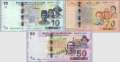 Bolivien: 10 - 50 Bolivianos (3 Banknoten)