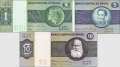 Brazil: 1 - 10 Cruzeiros (3 banknotes)