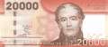 Chile - 20.000  Pesos (#165e_UNC)
