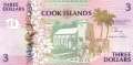 Cook Islands - 3  Dollars (#007a_UNC)
