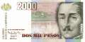 Kolumbien - 2.000  Pesos (#451a_UNC)