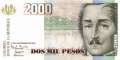 Kolumbien - 2.000 Pesos (#451d_UNC)