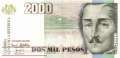 Kolumbien - 2.000  Pesos (#451e_UNC)