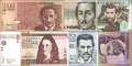 Kolumbien: 1.000 - 50.000 Pesos (6 Banknoten)