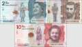 Kolumbien: 2.000 - 10.000 Pesos (3 Banknoten)