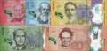 Costa Rica: 1.000 - 20.000 Colones (5 Banknoten)