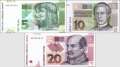 Kroatien: 5 - 20 Kuna (3 Banknoten)