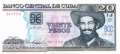 Cuba - 20  Pesos (#122j_UNC)