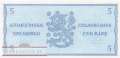 Finland - 5  Markkaa (#106Aa-7_UNC)