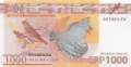 French Pacific Territories - 1.000  Francs (#006d_UNC)