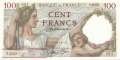 Frankreich - 100  Francs (#094-39_AU)