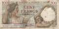 Frankreich - 100  Francs (#094-39_VG)