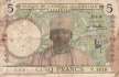 Französisch Westafrika - 5  Francs (#021-36_F)