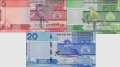 Gambia: 5 Dalasis - 20 Dalasis (3 banknotes)