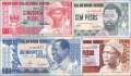 Guinea Bissau: 50 - 1000 Pesos (4 banknotes)