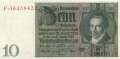 Germany - 10  Reichsmark (#0173a-EF_XF)