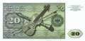 Germany - 20  Deutsche Mark (#BRD-26a_UNC)