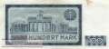 Deutschland - 100  Mark - Ersatzbanknote (#DDR-20b_F)