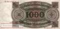 Germany - 1000  Reichsmark (#DEU-178a_XF)
