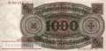 Deutschland - 1000  Reichsmark (#DEU-178a_XF)