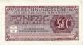 Germany - 50  Reichsmark (#DWM-11b_AU)