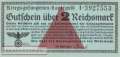 Deutschland - 2  Reichsmark (#DWM-24_UNC)