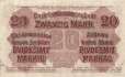Germany - 20  Mark (#EWK-044_F)