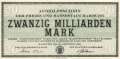 Hamburg - 20 Billion Mark (#HAM31d_UNC)