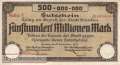 Dresden - 500 Millionen Mark (#I23_1072e-3_XF)