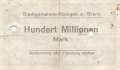 Giengen - 100 Million Mark (#I23_1784c-2_F)