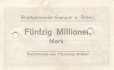 Giengen - 50 Million Mark (#I23_1784e-1_AU)