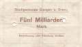 Giengen - 5 Billion Mark (#I23_1784g_VF)