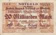 Haslach, Hausach, Schiltach und Wolfach - 20 Billion Mark (#I23_2244c-1_VF)