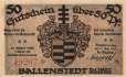 Ballenstedt - 50  Pfennig (#SS0061_3-3-3_UNC)