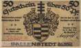 Ballenstedt - 50  Pfennig (#SS0061_3-3-5_UNC)