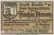 Bialla - 50  Pfennig (#SS0100_1a-2_UNC)
