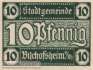 Bischofsheim - 10  Pfennig (#SS0107_1-1_UNC)