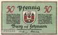 Burg auf Fehmarn - 50  Pfennig (#SS0207_1-2_UNC)