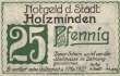 Holzminden - 25  Pfennig (#SS0625_1-1_UNC)
