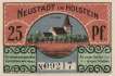 Neustadt i. Holstein - 25  Pfennig (#SS0963_1b-1-2_UNC)