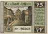 Neustadt i. Holstein - 75  Pfennig (#SS0963_1b-2-2_UNC)