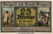 Glogau - 25  Pfennig (#VAG020_7b_AU)