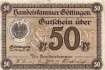 Göttingen - 50  Pfennig (#VAG025_1c_XF)