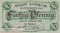 Lahr i. Br. - 50  Pfennig (#VAL006_10b_UNC)